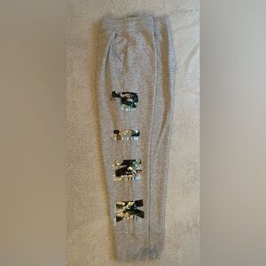 PINK Victoria's Secret Heather Gray Sweatpants Size M Excellent Shape